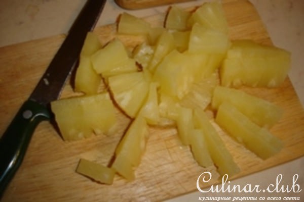 Сочное мясо под кисло-сладким соусом