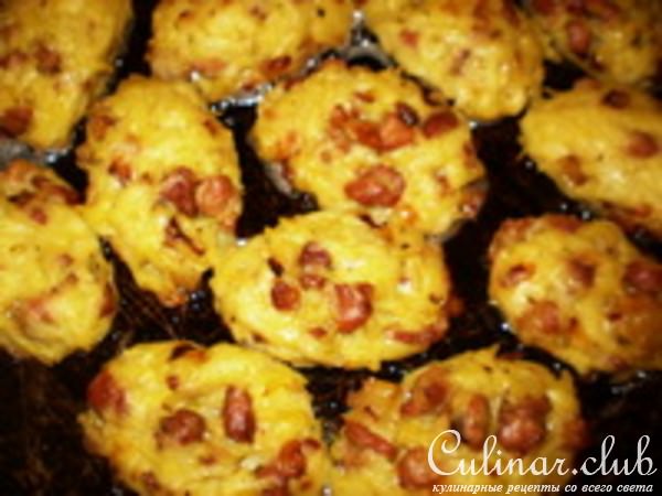 картофельные котлеты с беконом