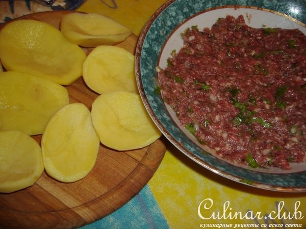 Картошка фаршированная