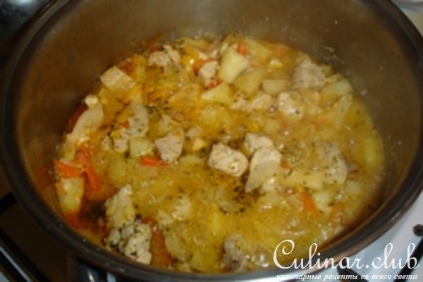 Сочное мясо под кисло-сладким соусом