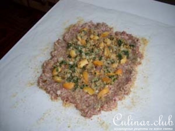 Мясной рулет и брюссельская капуста