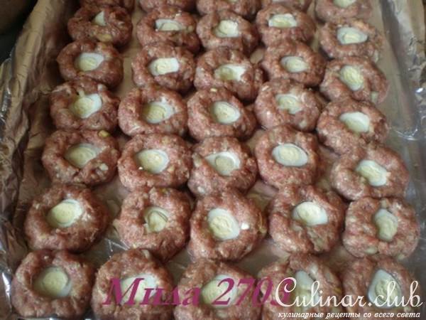 Мини-котлеты «Соколиный глаз» (просто и вкусно)