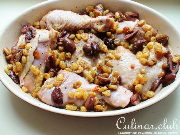 Запеченная курочка по –испански «Pollo Estofado.»