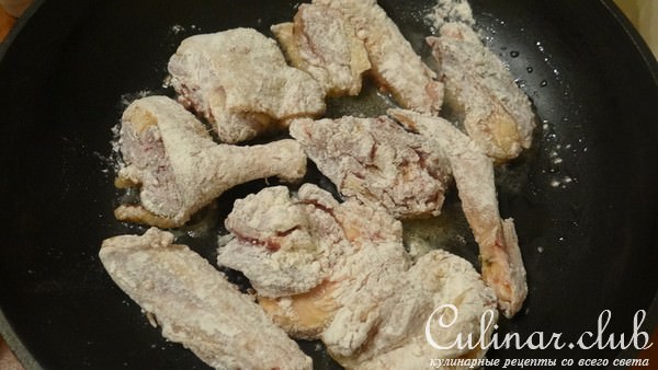 Утка с картофелем, жаренные с чили-соусом от Киккоман