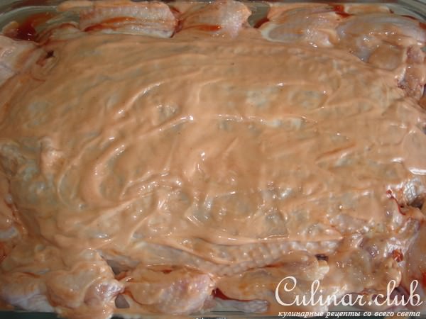 Курица фаршированная домашними тельяттели