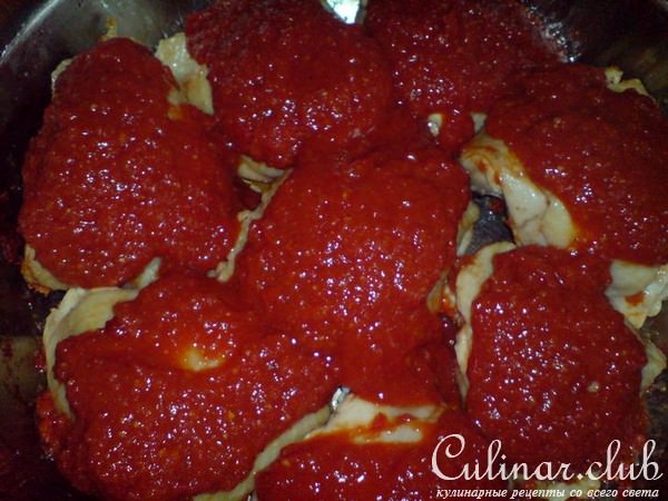 Окорочка под венгерским соусом
