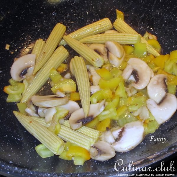 Кукурузные початки с индейкой