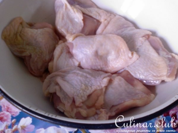 Куриные бёдрышки в пряной панировке.