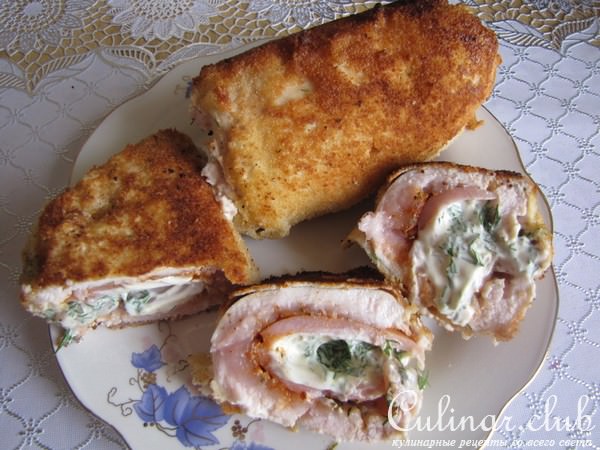 Фаршированные куринные грудки