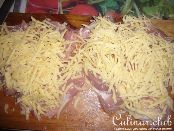 Окорочка, зафаршированные сыром