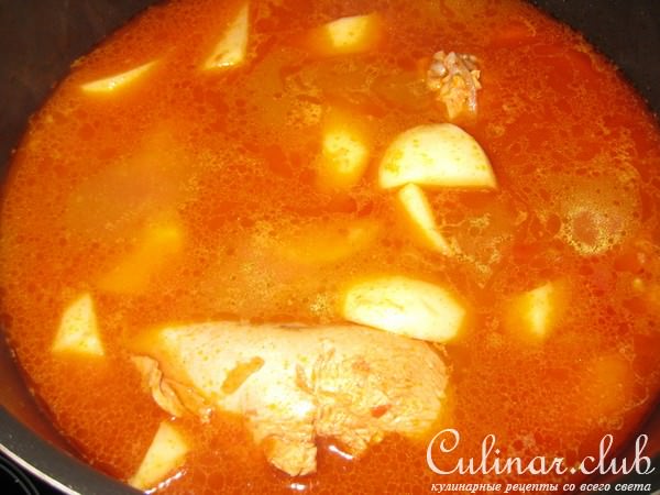 Куриный соус с алычой
