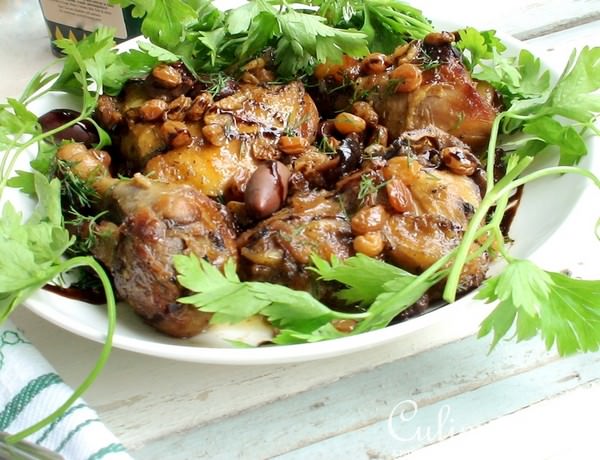 Запеченная курочка по –испански «Pollo Estofado.»