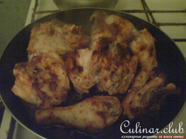 Курочка в абхазской аджике