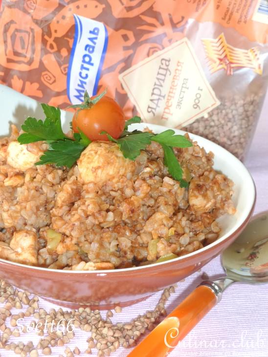 Гречка по-купечески (быстрый, вкусный, полезный ужин)