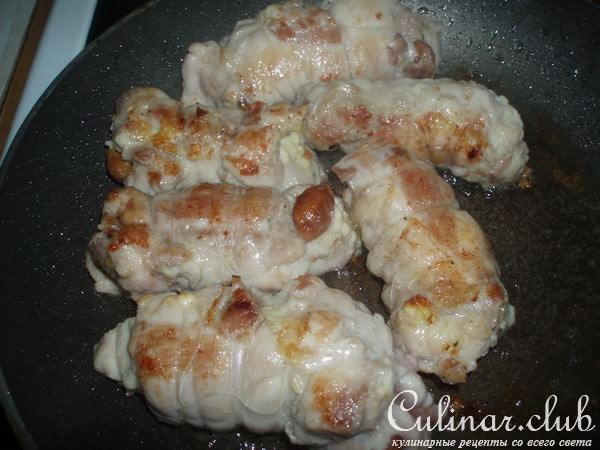 Куриные рулетики