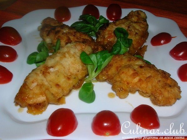 Пряная курица, запеченная с соусом терияки