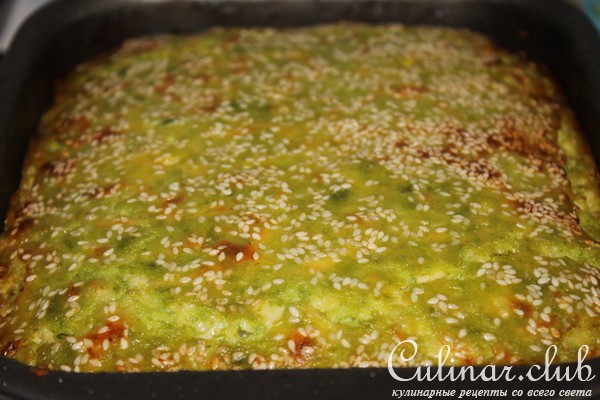 Трёхцветная куриная запеканка
