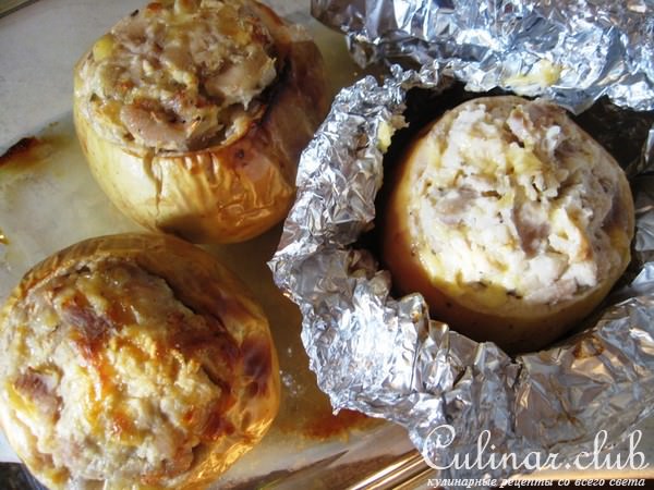 Фаршированные яблоки «Удалецкие» (не десерт)