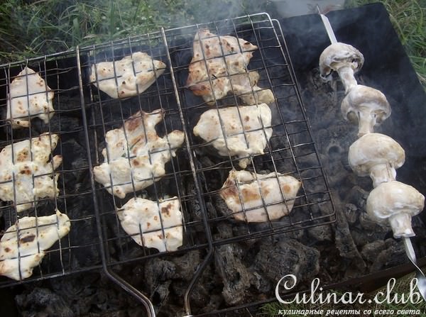 Шашлык из страуса