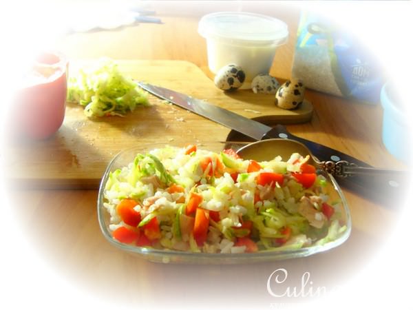 Рисово-овощное суфле с курицей.