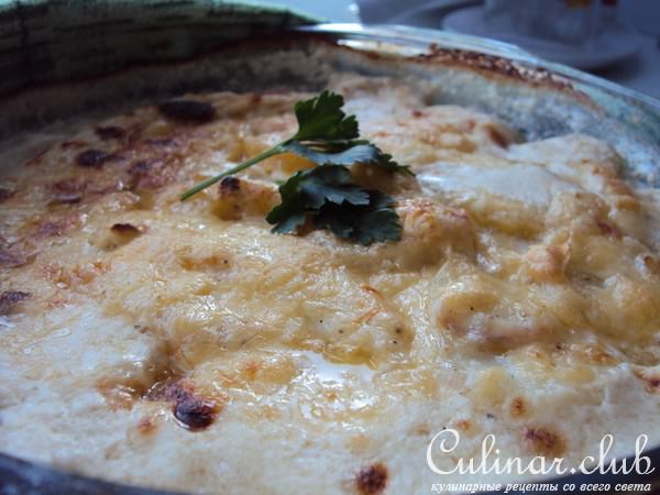 Картофельная запеканка с курицей