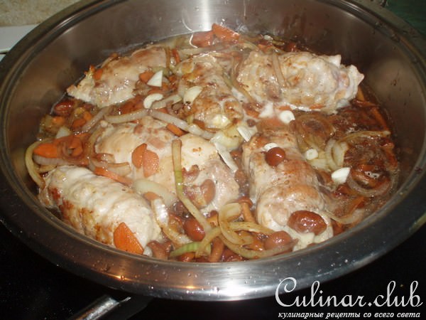 Куриные рулетики