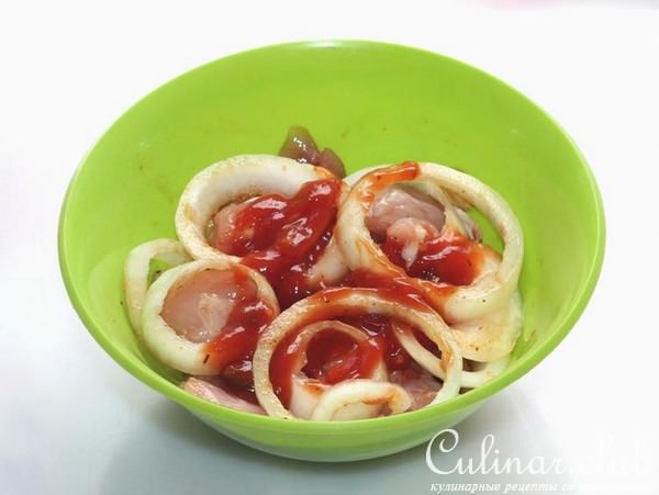 Куриный шашлык с черносливом и курагой