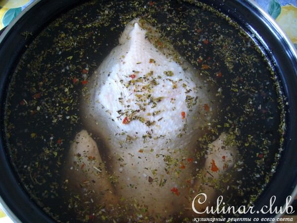 Курица фаршированая