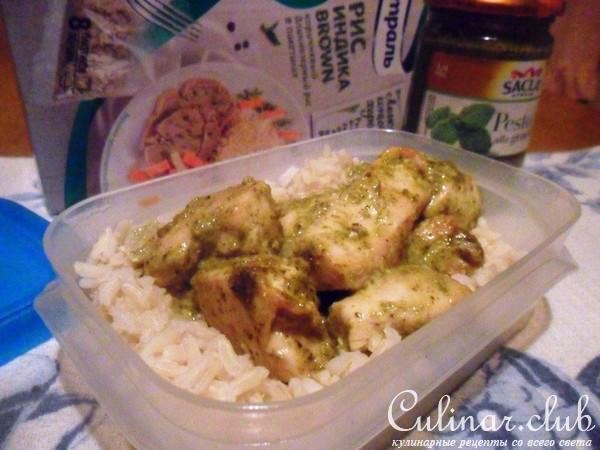 Курица под соусом PESTO за 10 минут