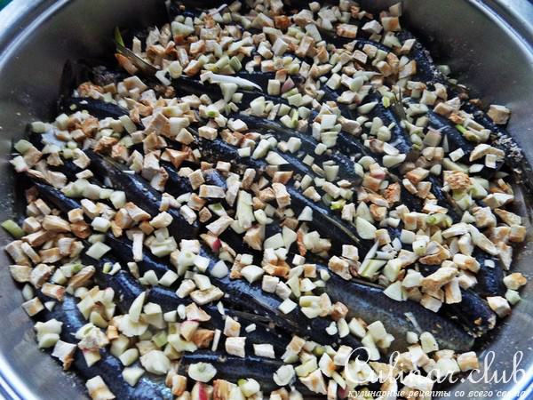 Балтийская салака (Baltijas renges) тушёная под сметаной с овощами