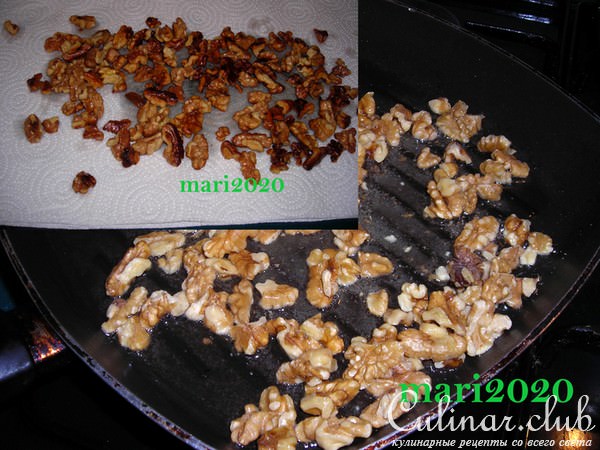 КУРИННАЯ ПЕЧЕНКА С ОРЕХАМИ И СУШЕННОЙ КЛЮКВОЙ