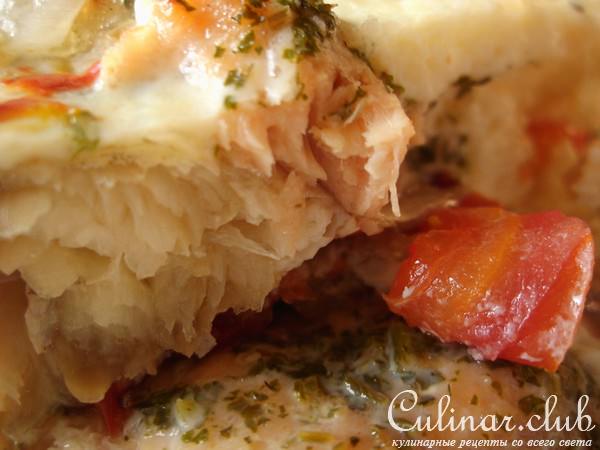 Рыбка, запеченная в омлете. Быстро, нежно и вкусно!
