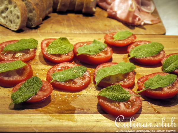 Брускетта Saltimbocca