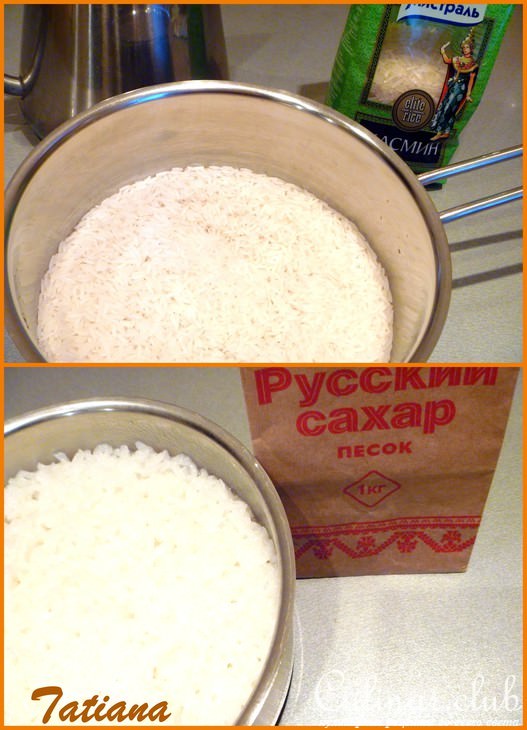 Сливочный РИС в МАНГОВЫХ чашечках