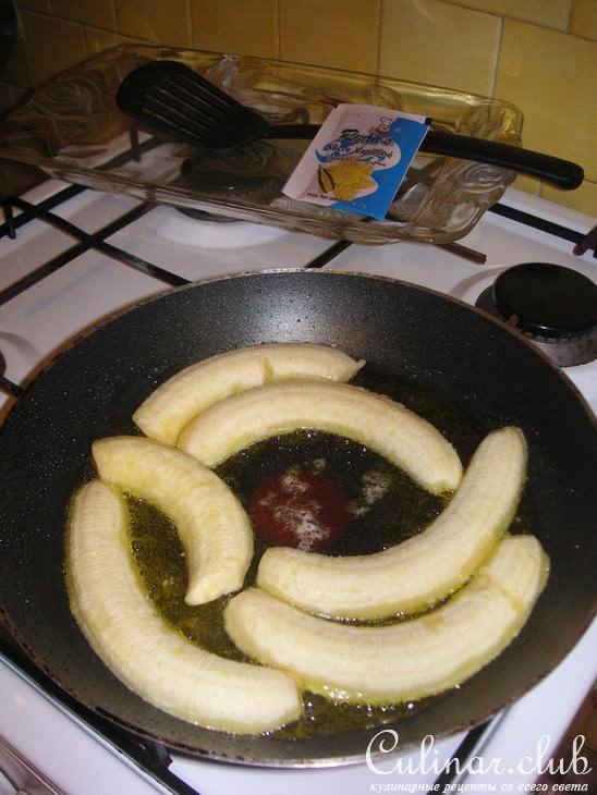 Жареные бананы (Bananes Flambees)