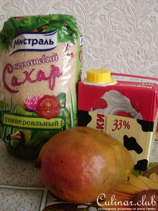 Мягкое манговое мороженое на сливках. Для нашей фрау Светлик!!!! (sveta1)