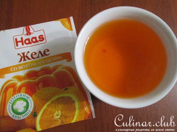Песочные корзиночки с апельсиновым желе