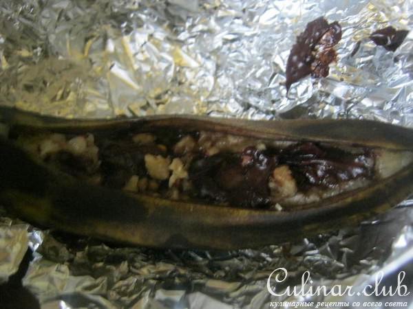 Бананы запеченные с шоколадом и кайенским перцем (Тест-драйв)