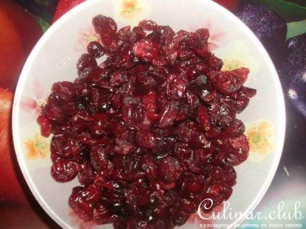 Пирожное " Клюквнное наслаждение"