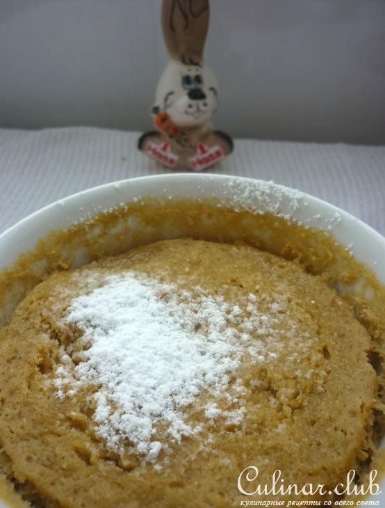 Флан с тыквой и яблоками