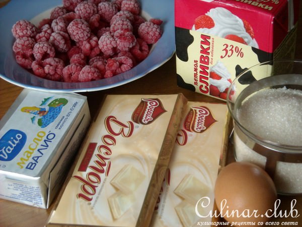 Мусс с белым шоколадом