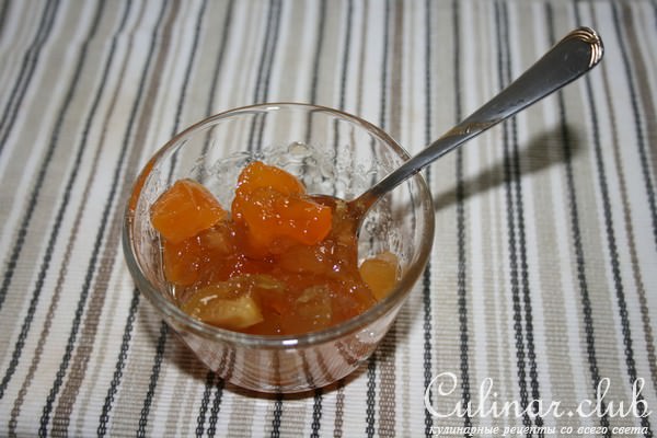 яблочное варенье с курагой