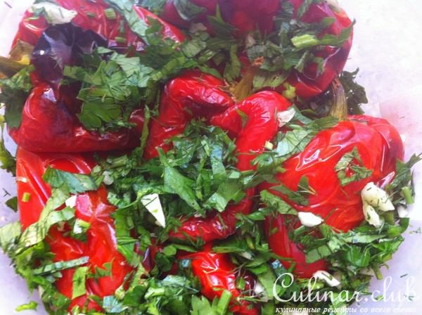 Баклажаны и перцы маринованные