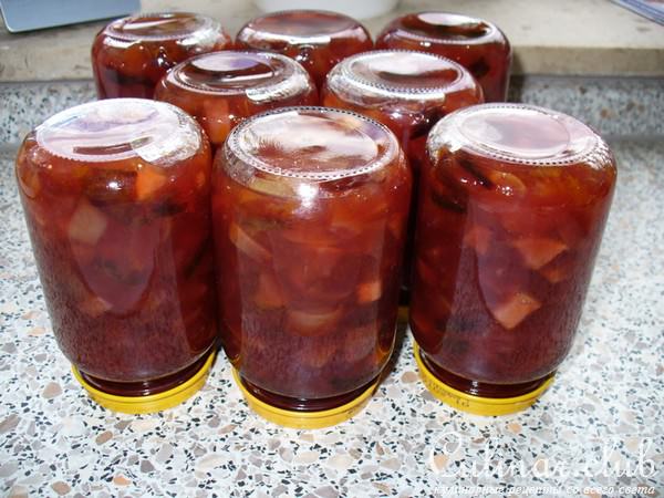 Варенье ЯБЛОЧНО-СЛИВОВОЕ ( мой вариант)