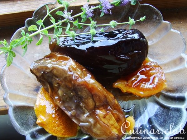 Экзотика из баклажан к чаю (Арабско сладко от патладжан)