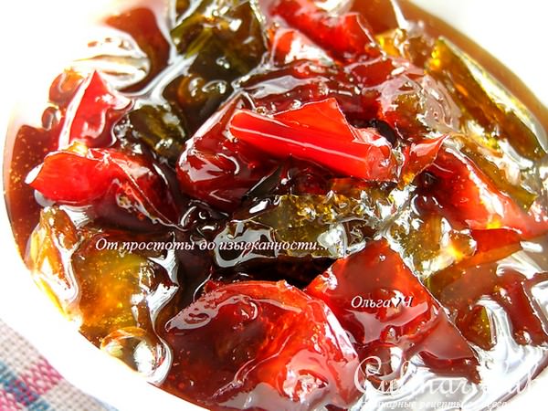 Конфитюр из перцев (мультиварка)