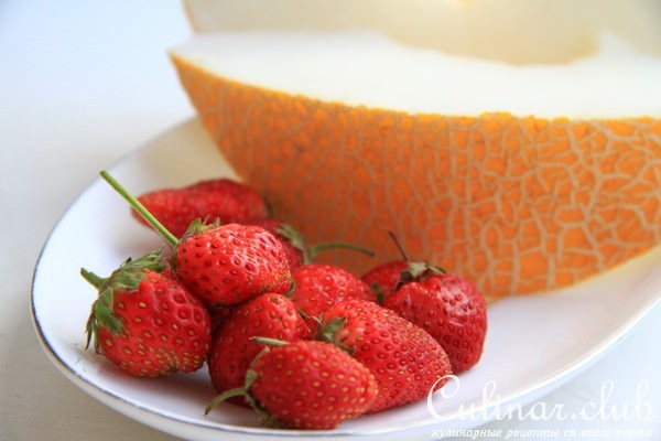 Варенье из дыни и клубники