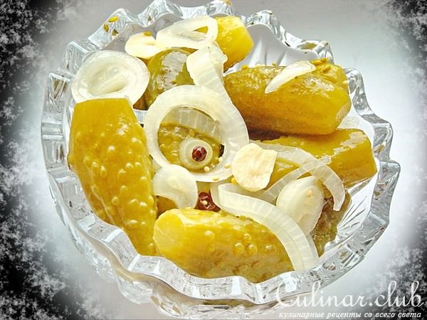 Огурцы с лимонной кислотой по-болгарски