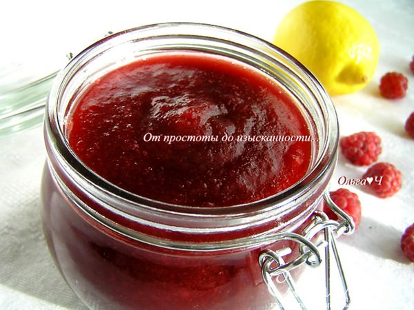Повидло из боярышника и малины (мультиварка)