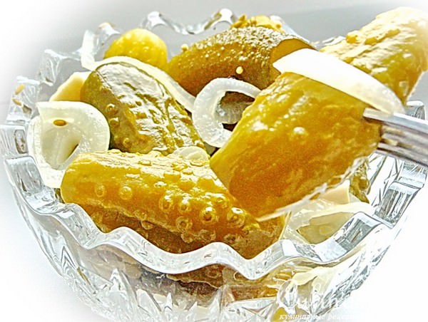 Огурцы с лимонной кислотой по-болгарски